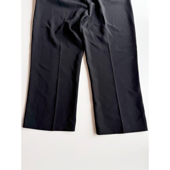 Aritzia BABATON Black Crepe High Rise Tapered Leg Ankle Trousers Pants, Size 8 - Picture 7 of 12